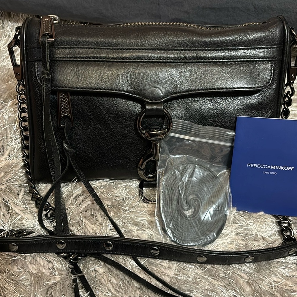 Rebecca Minkoff Blacked out mini Mac
